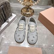 Colestore Miu Miu Embroidered drill sneakers Powder Blue - 1