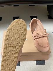 Colestore Miu Miu Suede Deck loafers Peach - 2