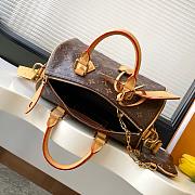 	 Colestore Louis Vuitton Speedy P9 Bandoulière 25 in Ostrich Brown 25x15x15cm - 2