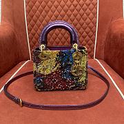 Colestore Dior Mini Lady Dior Bag Art Olga Titus 17 x 15 x 7 cm - 1
