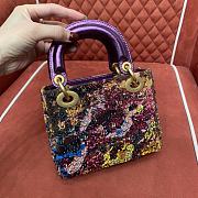 Colestore Dior Mini Lady Dior Bag Art Olga Titus 17 x 15 x 7 cm - 4