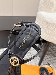Colestore Louis Vuitton Sunkiss Flat Sandal Black  - 6