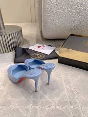 Colestore Christian Louboutin Miss Z Mule 100 mm Mules Patent calf leather Ceruleo  - 5