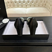 Colestore Chanel Pumps   Lambskin & Patent Calfskin  Black & Green - 5