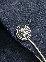 Colestore Brunello Cucinelli Blazer Twill Fabric in Navy Blue - 6
