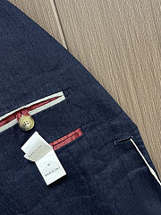 Colestore Brunello Cucinelli Blazer Twill Fabric in Navy Blue - 5