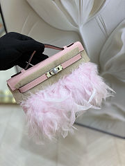 Colestore Hermes Horizon Kelly Pochette Mauve Pale Swift 22cm - 6