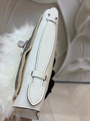 Colestore Hermes Horizon Kelly Pochette White Swift 22cm - 6