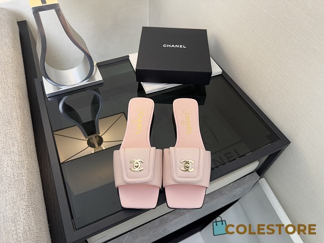 Colestore Chanel Mules Lambskin  Pink - 1