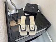 Colestore Chanel Mules Lambskin  Ivory & Black - 1