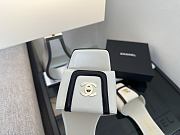 Colestore Chanel Mules Lambskin  Ivory & Black - 6