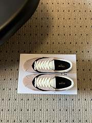 Colestore Celine The Flat Sneaker In Gros Grain, Velvet, Suede Goatskin And Lambskin Pink / Black - 3