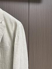 Colestore Brunello Cucinelli Blazer Twill Fabric in Beige - 5