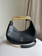 Colestore  Tom Ford Bianca Mini Hobo Bag in Black 23x22x8cm - 1