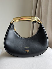 Colestore  Tom Ford Bianca Mini Hobo Bag in Black 23x22x8cm - 6