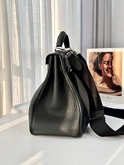 Colestore Hermes Togo Maxi Kelly Retourne 42 Black - 4