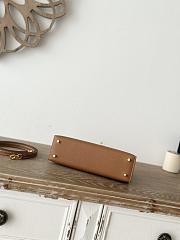 Colestore Hermes Kelly Mini Bag in Golden Leather - 6