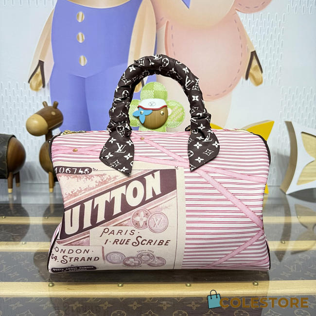 Colestore Louis Vuitton Speedy Soft 30 Beige/Pink 30 x 21 x 17 cm - 1