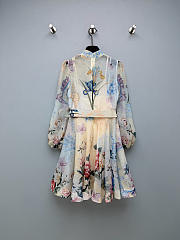 Colestore Zimmermann Rhythmic Floral Linen Minidress - 2