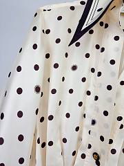 Colestore Zimmermann Dot Tuck Mini Dress Cream Dot - 2