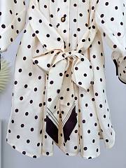 Colestore Zimmermann Dot Tuck Mini Dress Cream Dot - 5