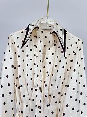Colestore Zimmermann Dot Tuck Mini Dress Cream Dot - 3