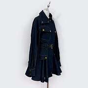 Colestore Zimmermann Runway Luna Denim Utility Mini Dress Harbour Blue - 6
