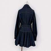 Colestore Zimmermann Runway Luna Denim Utility Mini Dress Harbour Blue - 5