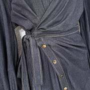 Colestore Zimmermann Denim Wrap Maxi Dress Night Sky - 2