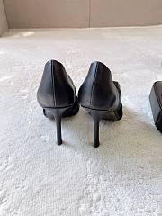 Colestore YSl Saint Laurent Malika Heeled Sandal in Black - 5