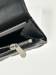 Colestore Dior Lady Dior Glycine Wallet Black Cannage Lambskin  11 x 7.5 x 3 cm - 6