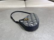 Colestore Dior Saddle Rodeo Pouch Blue Dior Oblique Jacquard  20 x 15 x 5 cm - 5
