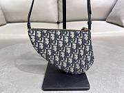 Colestore Dior Saddle Rodeo Pouch Blue Dior Oblique Jacquard  20 x 15 x 5 cm - 4