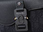 Colestore Dior Saddle Belt Bag Black Dior Oblique Jacquard and Black Grained Calfskin  39 x 17 x 10.5 cm - 2