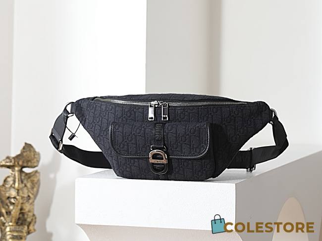 Colestore Dior 8 Belt Bag Black Dior Oblique Jacquard 39 x 17 x 10.5cm - 1