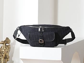 Colestore Dior 8 Belt Bag Black Dior Oblique Jacquard 39 x 17 x 10.5cm