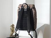 Colestore Dior Jett Backpack with Flap Brown Dior Oblique Jacquard 29 x 42 x 17cm - 5