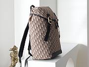 Colestore Dior Jett Backpack with Flap Brown Dior Oblique Jacquard 29 x 42 x 17cm - 4