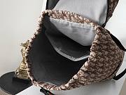 Colestore Dior Jett Backpack with Flap Brown Dior Oblique Jacquard 29 x 42 x 17cm - 3