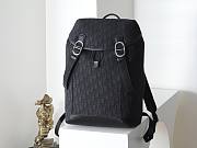 Colestore Dior Jett Backpack with Flap Black Dior Oblique Jacquard 29 x 42 x 17cm - 1