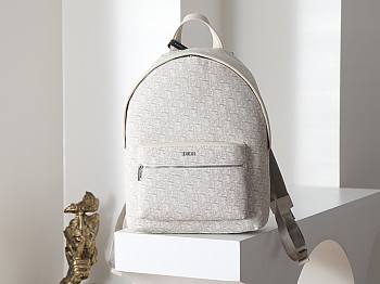 Colestore Dior Rider Backpack White Dior Oblique Jacquard 29.5 x 42.5 x 15 cm