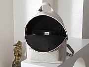 Colestore Dior Rider Backpack White Dior Oblique Jacquard 29.5 x 42.5 x 15 cm - 5