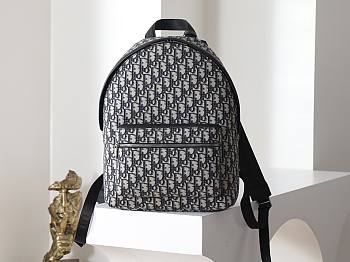 Colestore Dior Rider Backpack Beige and Black Dior Oblique Jacquard 29.5 x 42.5 x 15 cm