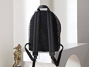 Colestore Dior Rider Backpack Beige and Black Dior Oblique Jacquard 29.5 x 42.5 x 15 cm - 6