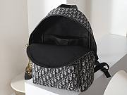 Colestore Dior Rider Backpack Beige and Black Dior Oblique Jacquard 29.5 x 42.5 x 15 cm - 5