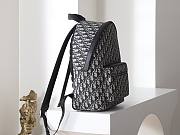 Colestore Dior Rider Backpack Beige and Black Dior Oblique Jacquard 29.5 x 42.5 x 15 cm - 3