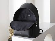 Colestore  Dior CD Icon Zipped Backpack Black Matte Grained Calfskin 31 x 40 x 19 cm - 4