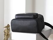 Colestore  Dior CD Icon Zipped Backpack Black Matte Grained Calfskin 31 x 40 x 19 cm - 3