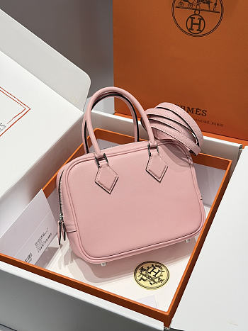 Colestore Hermes Plume Mini bag in Rose Sakura Swift calfskin 