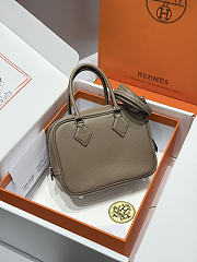 Colestore Hermes Plume Mini bag in Etoupe Swift calfskin  - 1